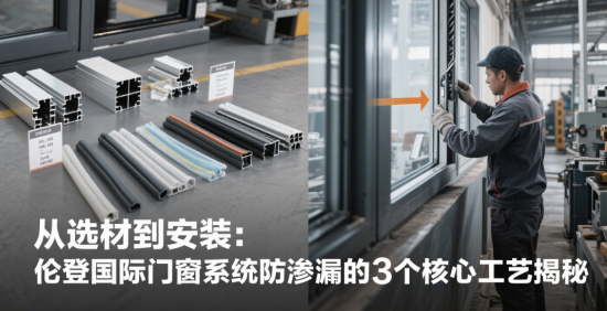 从选材到安装：伦登国际门窗系统防渗漏的3个核心工艺揭秘