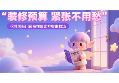 装修预算紧张不用愁，伦登国际门窗高性价比方案来救场